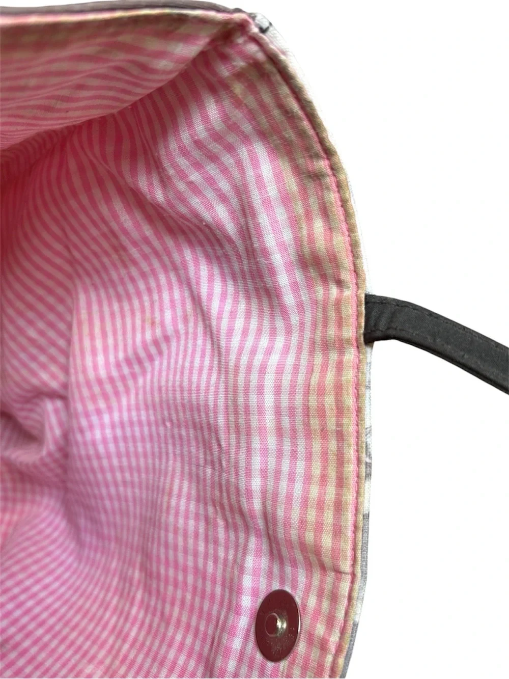 Marilyn Monroe Graphic Print Tote Bag, Lined Pink Interior, Black Handles